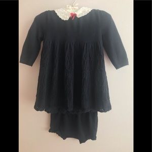 Ralph Lauren two piece navy blue baby outfit